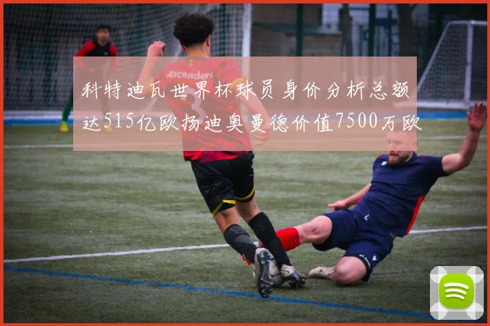 科特迪瓦世界杯球员身价分析总额达515亿欧扬迪奥曼德价值7500万欧
